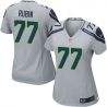 Cheap Ahtyba Rubin Seahawks Women Jersey From China Grey Game #77