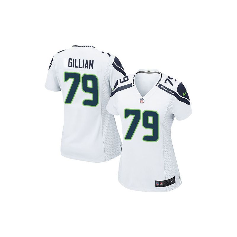 Cheap Garry Gilliam Seahawks Women Jersey From China White Game #79