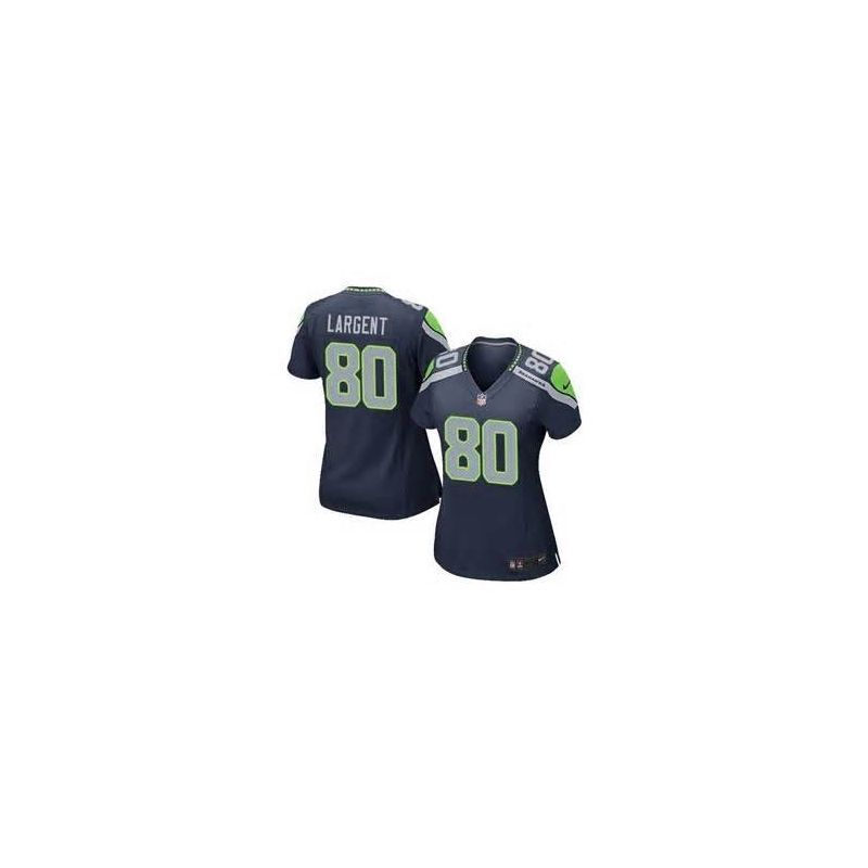 Cheap Steve Largent Seahawks Women Jersey From China Blue Game #80