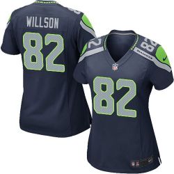 Cheap Luke Willson Seahawks Women Jersey From China Blue Game #82