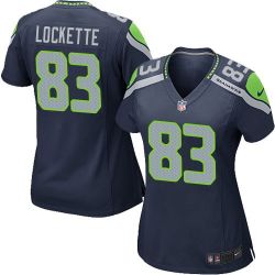 Cheap Ricardo Lockette Seahawks Women Jersey From China Blue Game #83