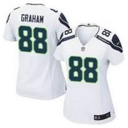 Cheap Jimmy Graham Seahawks Women Jersey From China White Game #88