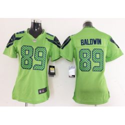 Cheap Doug Baldwin Seahawks Women Jersey From China Green Game #89