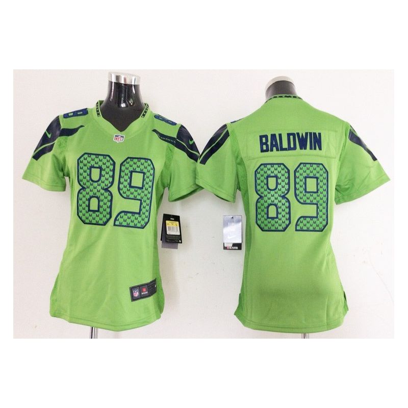 Cheap Doug Baldwin Seahawks Women Jersey From China Green Game #89