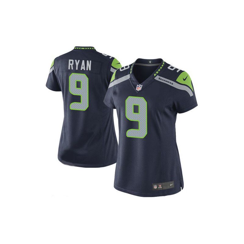 Cheap Jon Ryan Seahawks Women Jersey From China Blue Game #9