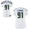 Cheap Chris Clemons Seahawks Women Jersey From China White Game #91