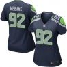 Cheap Brandon Mebane Seahawks Women Jersey From China Blue Game #92