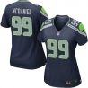 Cheap Tony McDaniel Seahawks Women Jersey From China Blue Game #99