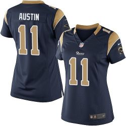 Cheap Tavon Austin Rams Women Jersey From China Blue Game #11