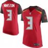 Cheap Jameis Winston Buccaneers Women Jersey From China Red Game #3