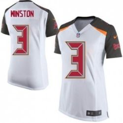 Cheap Jameis Winston Buccaneers Women Jersey From China White Game #3