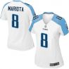 Cheap Marcus Mariota Titans Women Jersey From China White Game #8