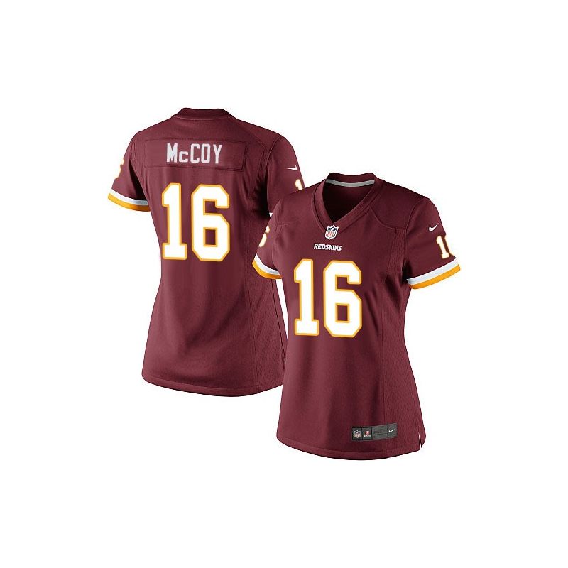 Cheap Colt McCoy Redskins Women Jersey From China Red Game #16