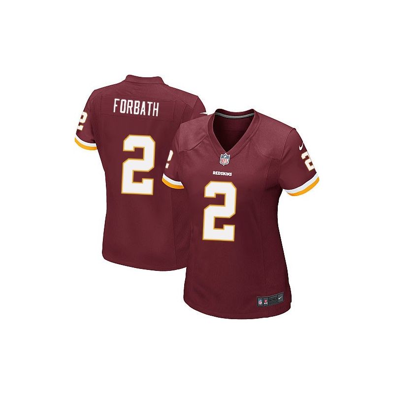 Cheap Kai Forbath Redskins Women Jersey From China Red Game #2