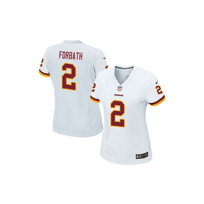Cheap Kai Forbath Redskins Women Jersey From China White Game #2