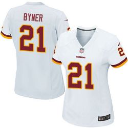 Cheap Earnest Byner Redskins Women Jersey From China White Game #21