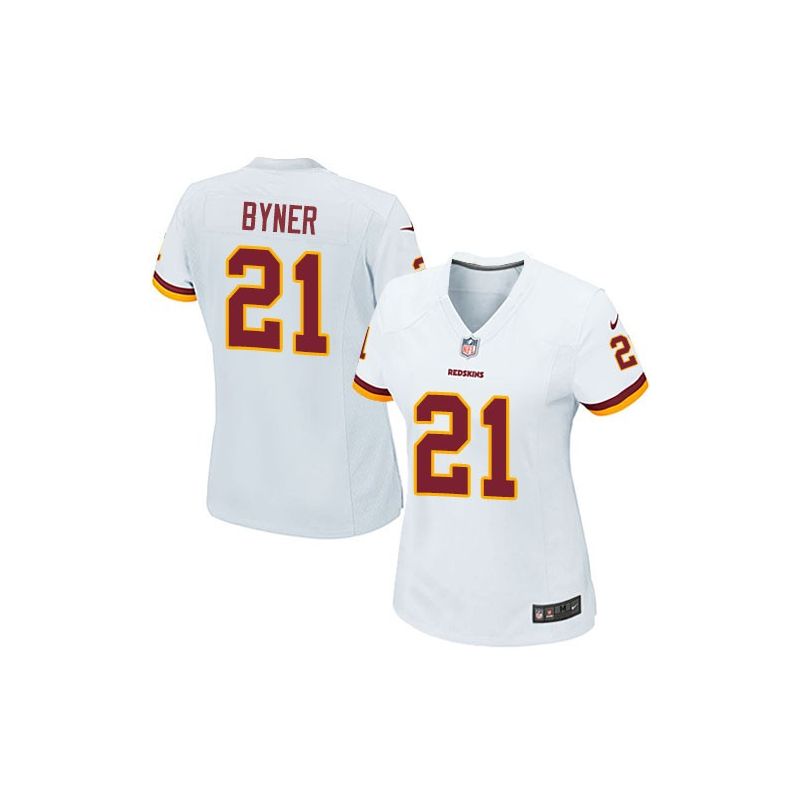 Cheap Earnest Byner Redskins Women Jersey From China White Game #21