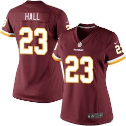 Cheap DeAngelo Hall Redskins Women Jersey From China Red Game #23