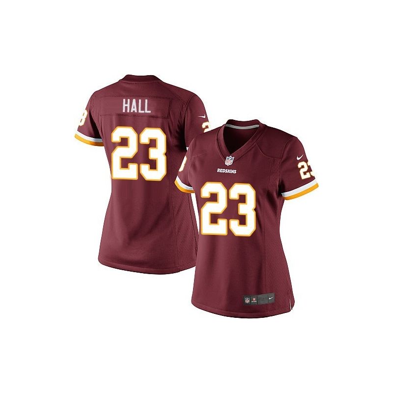 Cheap DeAngelo Hall Redskins Women Jersey From China Red Game #23