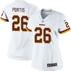 Cheap Clinton Portis Redskins Women Jersey From China White Game #26