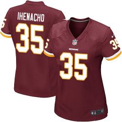 Cheap Duke Ihenacho Redskins Women Jersey From China Red Game #35