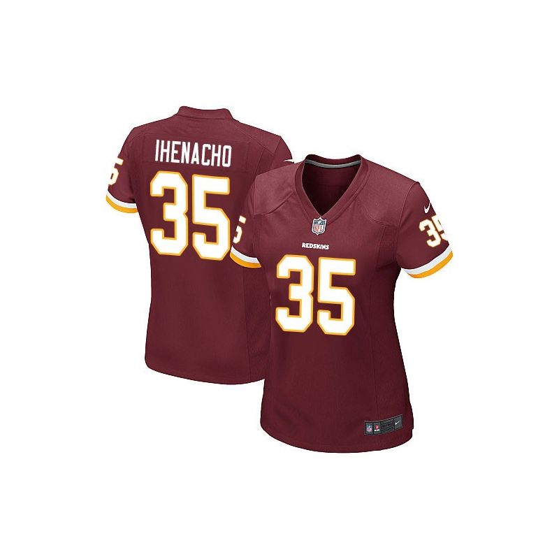 Cheap Duke Ihenacho Redskins Women Jersey From China Red Game #35