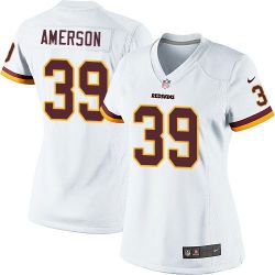 Cheap David Amerson Redskins Women Jersey From China White Game #39