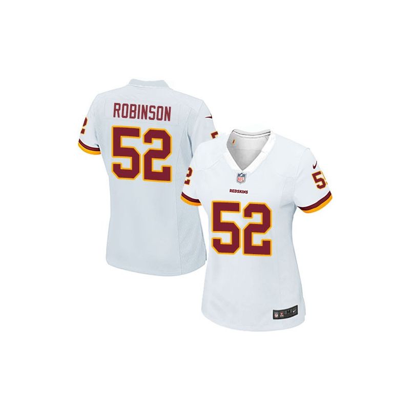 Cheap Keenan Robinson Redskins Women Jersey From China White Game #52