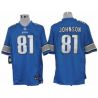 Cheap Calvin Johnson Lions Jersey #81 Blue From China Limited