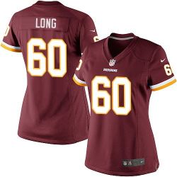 Cheap Spencer Long Redskins Women Jersey From China Red Game #60