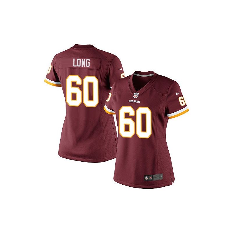 Cheap Spencer Long Redskins Women Jersey From China Red Game #60