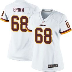 Cheap Russ Grimm Redskins Women Jersey From China White Game #68