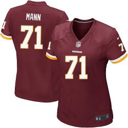 Cheap Charles Mann Redskins Women Jersey From China Red Game #71