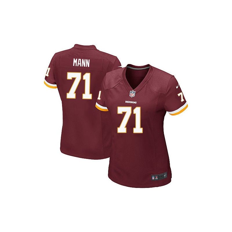 Cheap Charles Mann Redskins Women Jersey From China Red Game #71