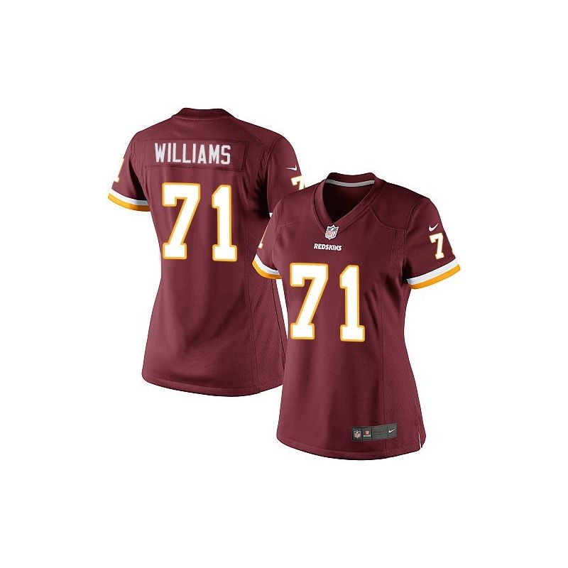 Cheap Trent Williams Redskins Women Jersey From China Burgundy Game #71