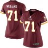 Cheap Trent Williams Redskins Women Jersey From China Burgundy Game #71