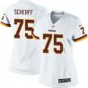 Cheap Brandon Scherff Redskins Women Jersey From China White Game #75
