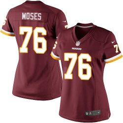 Cheap Morgan Moses Redskins Women Jersey From China Red Game #76