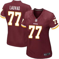Cheap Shawn Lauvao Redskins Women Jersey From China Red Game #77