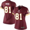 Cheap Art Monk Redskins Women Jersey From China Red Game #81