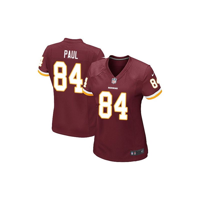 Cheap Niles Paul Redskins Women Jersey From China Red Game #84