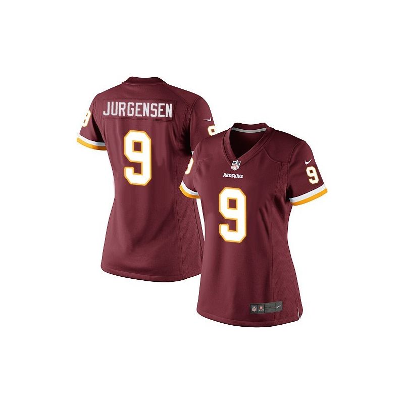 Cheap Sonny Jurgensen Redskins Women Jersey From China Red Game #9