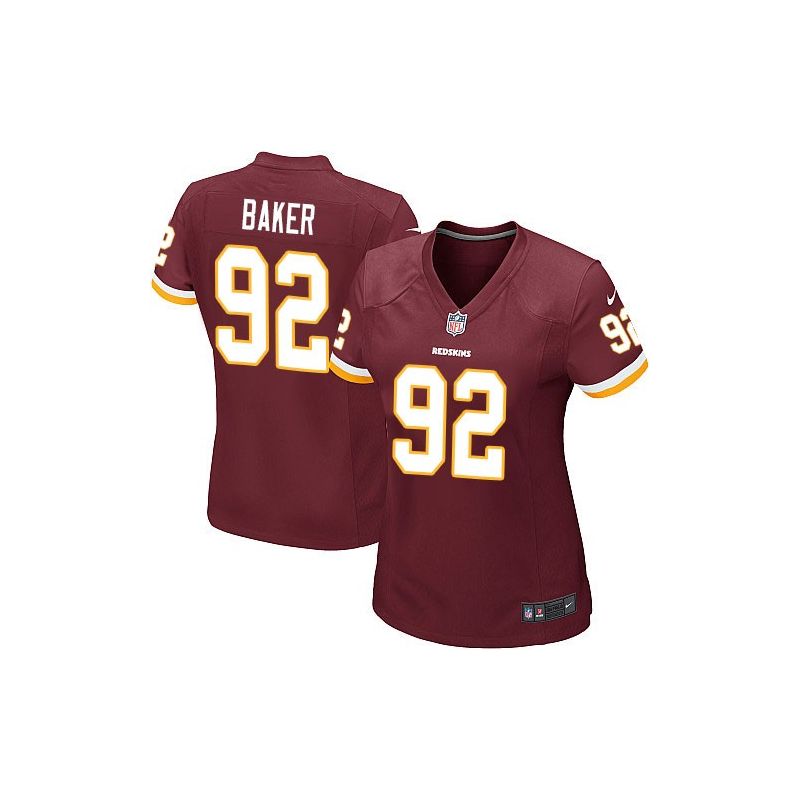 Cheap Chris Baker Redskins Women Jersey From China Red Game #92