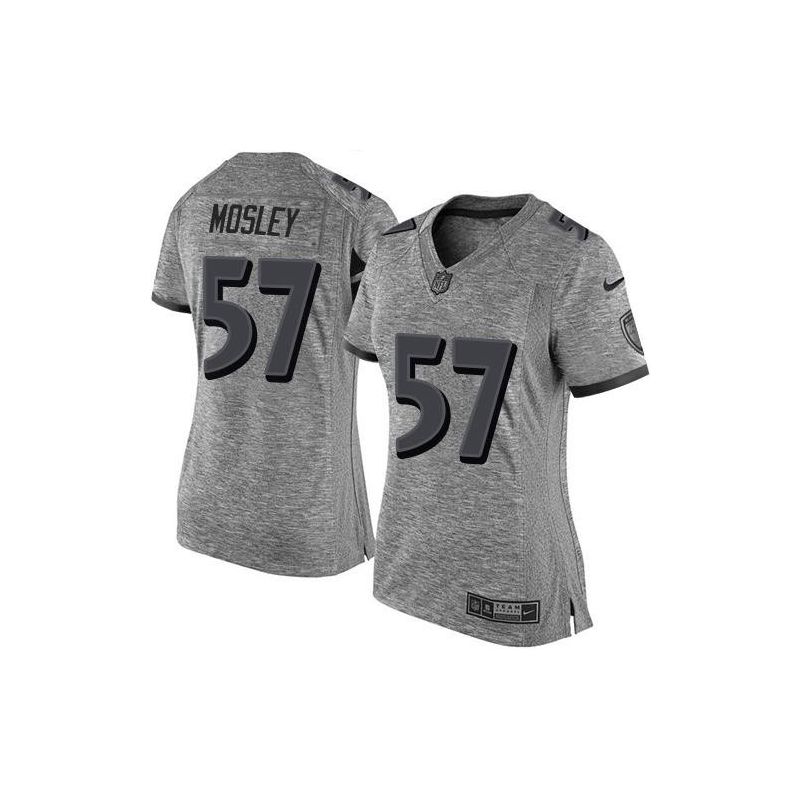 Cheap CJ Mosley Ravens Women Jersey From China Gridiron Gray #57