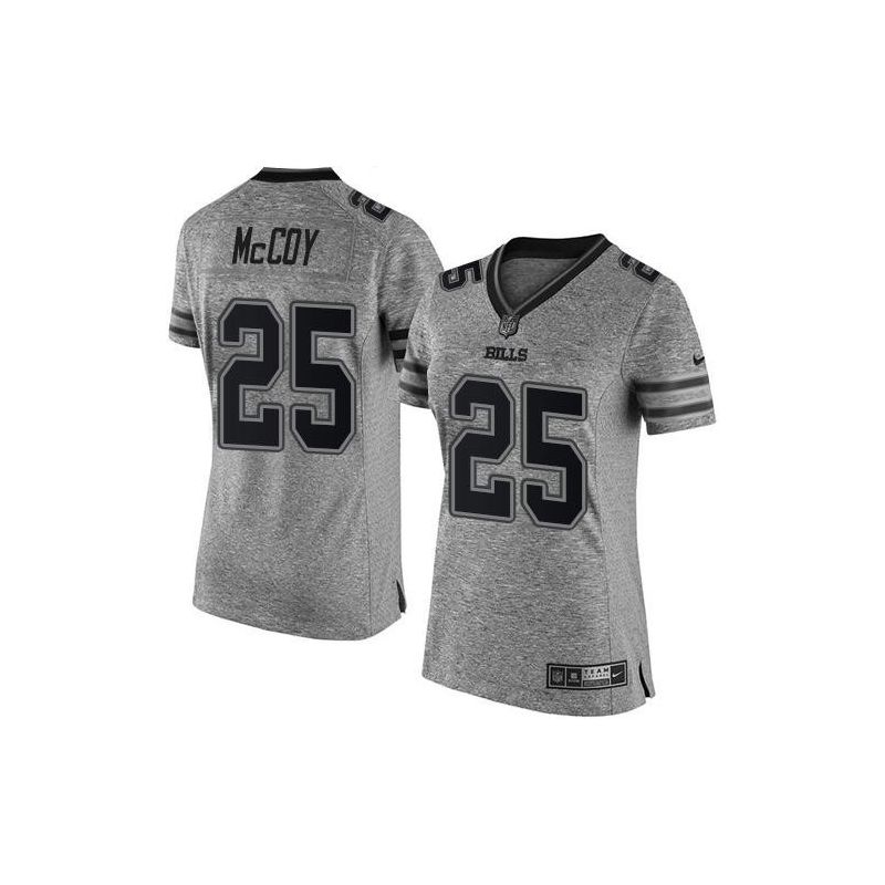 Cheap LeSean McCoy Bills Women Jersey From China Gridiron Gray #25