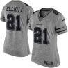 Cheap Ezekiel Elliott Cowboys Women Jersey From China Gridiron Gray #2