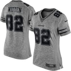 Cheap Jason Witten Cowboys Women Jersey From China Gridiron Gray #82