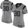 Cheap Kevin Johnson Texans Women Jersey From China Gridiron Gray #30