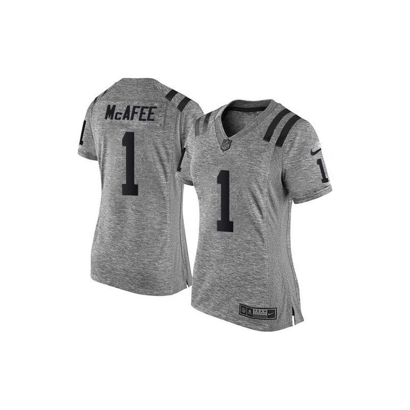 Cheap Pat Mcafee Colts Women Jersey From China Gridiron Gray #