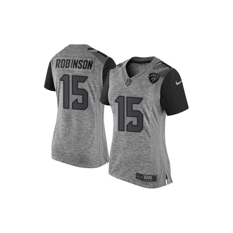 Cheap Allen Robinson Jaguars Women Jersey From China Gridiron Gray #15